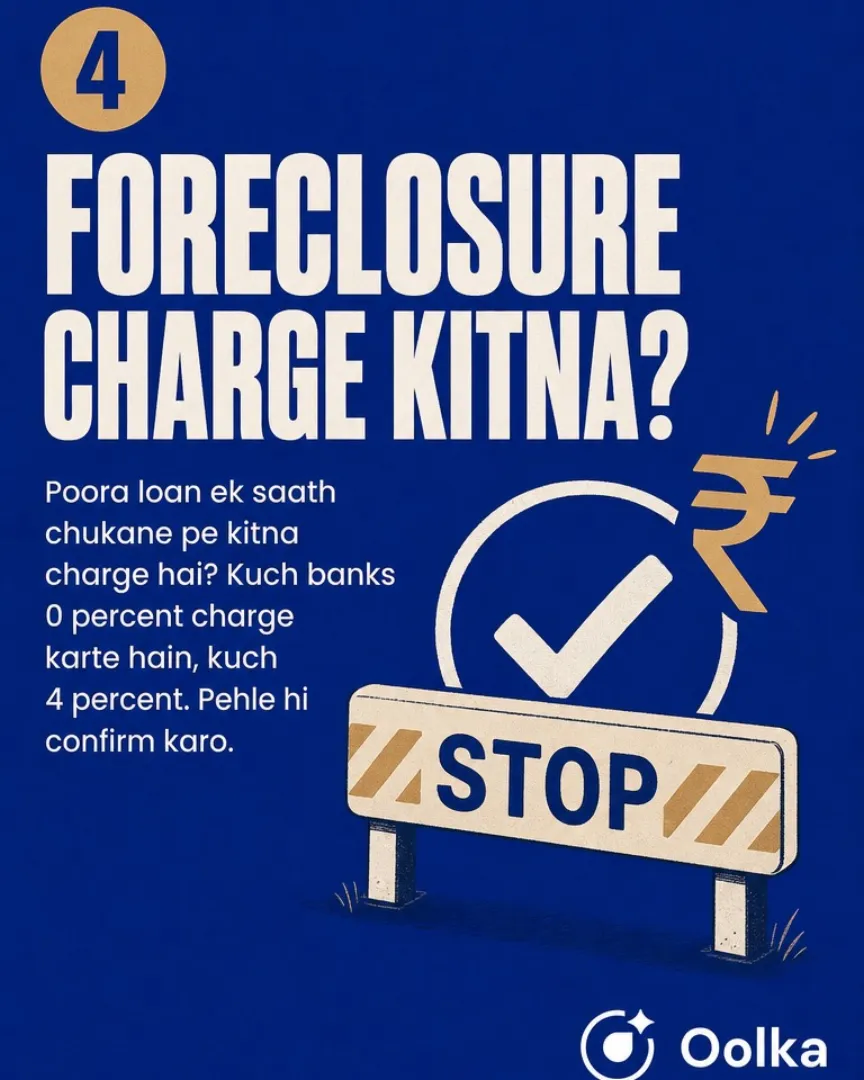 Question 4: what is the foreclosure charge?