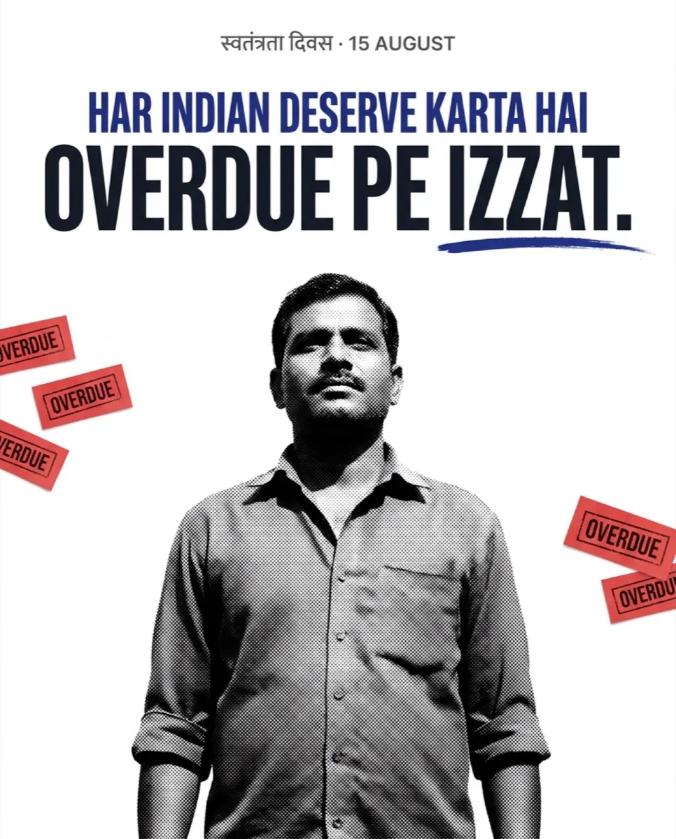 Har Indian poster: overdue pe izzat